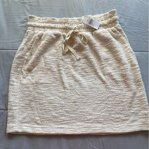 LOU&GREY LOFT WOMEN PEARL/White SKIRT SIZE L